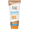 Garnier Ambre Solaire Latte Protettivo IP 50+ Advanced Sensitive, Protezione Molto Alta, Texture Leggera, 200 ml