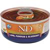 FARMINA N&D Cat lamb & pumpkin & blueberry 80g