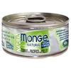 Generic MONGE UMIDO PER GATTI NATURAL TONNO DEL PACIFICO CON POLLO 6 SCATOLETTE DA 80GR