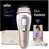 Braun Epilatore Luce Pulsata Smart Skin I·Expert, Epilazione A Casa Tua, Custodia, Rasoio Donna Venus, 2 Testine, PL7147