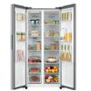 Comfeè RCS609IX1 frigorifero side-by-side Libera installazione 460 L F Acciaio inossidabile