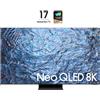Samsung Series 9 TV QE75QN900CTXZT Neo QLED 8K, Smart TV 75" Processore Neural Quantum 8K, Dolby Atmos e OTS Pro, Titan Black 2023