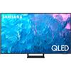 Samsung Series 7 TV QE75Q70CATXZT QLED 4K, Smart TV 75" Processore Quantum 4K, OTS Lite, Titan Gray 2023