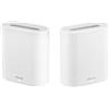 ASUS EBM68(2PK) - Expert Wifi Banda tripla (2.4 GHz/5 GHz/5 GHz) Wi-Fi 6 (802.11ax) Bianco 3 Interno