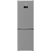 Beko B5RCNE366HXB1 frigorifero con congelatore Libera installazione 316 L C Metallico