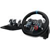 Logitech G Logitech G29 Driving Force Racing Wheel Volante da Corsa, Pedali Regolabili, Ritorno di Forza Reale, Comandi Cambio in Acciaio Inossidabile, Volante in Pelle, Presa EU, per PS5, PS4, PC, Mac - Nero