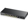 Zyxel GS1900-8HP v3 PoE Gestito L2 Gigabit Ethernet (10/100/1000) Supporto Power over Ethernet (PoE) Nero