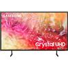 Samsung TV Crystal UHD 4K 55" UE55DU7170UXZT Smart TV Wi-Fi Black 2024, Processore Crystal 4K, 4K Upscaling, Slim Look Design, OTS Lite