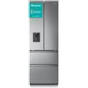 Hisense RF632N4WIE frigorifero side-by-side Libera installazione 485 L E Grigio, Acciaio inossidabile