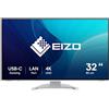 EIZO FlexScan EV3240X-WT Monitor PC 80 cm (31.5") 3840 x 2160 Pixel 4K Ultra HD LCD Bianco