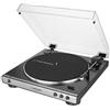 Audio-Technica AT-LP60XUSB Giradischi con trasmissione a cinghia Grigio, Metallico