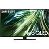 Samsung TV Neo QLED 4K 50" QE50QN90DATXZT Smart TV Wi-Fi Titan Black 2024, Processore NQ4 AI GEN2, Tecnologia Quantum Matrix, Neo Slim Design, OTS Lite