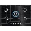 Electrolux EGG7536K Nero Da incasso 74 cm Gas 5 Fornello(i)