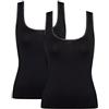 Sloggi Donna Go Tank Top C2P, Silk Bianco, M
