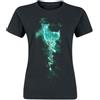 HARRY POTTER T-Shirt Donna Always Patronus Doe Cotone Nero - XL