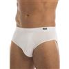 GARDA - 6 Slip Midi Uomo in Cotone Bielastico, Slip Medio Elastico Ricoperto 3471 (Bianco, 4/M)