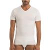 GARDA - 3pz T-Shirt Uomo Mezza Manica, Collo a V, Intimo Uomo 100% Cotone Pettinato Art. 0026 (Nero, 5/L)