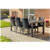 Bonami Selection Set da pranzo da giardino per 6 persone con sedia Paris nera e tavolo Viking, 90 x 205 cm Viking & Paris - Bonami Selection