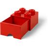 LEGO® Scatola portaoggetti rossa con cassetto - LEGO®
