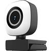 MARCBUSE Webcam 1080P Con Microfono Grandangolare Computer Web Camera USB Plug And For Play Per Live Streaming Gaming
