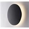 OUTLET APPLIQUE LED AMON NERO 6W 360LM 4000K IP54 13,5X4CM