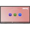 BenQ RE7503 Pannello piatto interattivo 190,5 cm (75") LED 400 cd/m² 4K Ultra HD Nero Touch screen Processore integrato Android 11 18/7