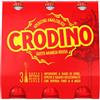Crodino Arancia Rossa - Aperitivo Analcolico Pronto da Bere, 3 Bottigliette da 17,5 cl