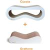 Petvalley Tiragraffi Cuccia + Tiragraffi Grattone Bianchi PetValley