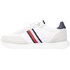 Tommy Hilfiger Sneakers da Runner Donna Scarpe Sportive, Bianco (White), 36