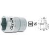 Hazet 900-10 Inserto Chiave a Bussola Esagonale, Argento, Attacco Quadro, Cavo, 12.5 mm 1/2 di Pollice