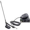 PNI CB PNI Escort HP 8900 ASQ Radio CB, antenna 12-24V + CB PNI Extra 48 con base magnetica, alimentazione 12V / 24V, guadagno RF, Roger Beep, CTCSS-DCS, doppio orologio