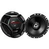JVC CS-DR1720 Speakers coassiali a 2 Vie da 17 cm, 250 W/Potenza RMS 50 W, Pressione Sonora: 89 Db/W.m, Woofer con Cono in Mica/Carbonio da 17 cm, Surround Ibrido, Nero