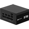 CORSAIR SF750 (2024) Alimentatore ATX Completamente Modulare a Basso Rumore 80 PLUS Platinum - Conforme ATX 3.1 - Predisposto per PCIe 5.1 - Staffa SFX-to-ATX Inclusa - Nero