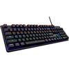 THE G-LAB Keyz Carbon V3 - Tastiera meccanica da gioco con interruttore BLU