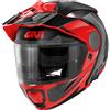 Givi Casco Moto Modulare P/J Givi X.27R TOURER Grafica Nero Rosso