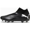 PUMA Scarpe da calcio senza lacci FUTURE 7 MATCH FG/AG, Bianco/Nero/Altro