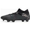 PUMA Scarpe da calcio FUTURE 7 ULTIMATE FG/AG, Argento/Nero/Altro