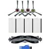 MsDaos Pezzi di Ricambi Compatibili con Aspirapolvere Robot AIRROBO P20 P25 | Accessori di Ricambio Inclusi 1 Spazzola a Rullo, 4 Spazzole Laterali, 4 Filtri HEPA (9 pezzi)