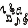 Le Géant de la Fête 24 chiavi e note musicali nere decorative per musicisti e amanti della musica, confezione unica