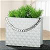 GILDE Vaso decorativo bianco - Vaso decorativo in ceramica, bianco - decorazione regalo di compleanno - altezza 20 cm
