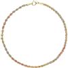 Gioielleria Lucchese Oro Bracciale Fune Corda Oro Bianco Giallo Rosa 18 KT