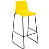 Grandsoleil Sgabello Imola Fix - Nero opaco-giallo - Grandsoleil (unità vendita 4 pz.)