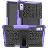 LIUZIHAN Cover per Lenovo Tab M9. [Heavy Duty] [Hybrid 2 in 1][Staffa] Kickstand Tire Texture Case Protective Cover Custodia per Lenovo Tab M9.Viola