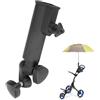 Qinsky Portaombrelli da Golf,Cart Golf Portaombrelli Supporto Porta Ombrelli Golf Regolabili Portaombrelli per Golf Cart per Golf Cart Passeggino Sdraio da Pesca Accessori per Golf Cart