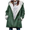 Generico Donna/Women - Piumino/Cappotto Donna, Parka - Giacca in pile chic invernale giacca lunga donna Cappottino Donna Cappotto Blu Donna Pelliccia Donna Invernale