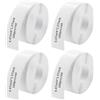 HAOYULUO 4 rotoli Etichette P15, 12x40mmEtichette Termiche,180 Etichette/Rotolo,Compatibile con stampanti di etichette P15/D30/Q30