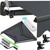 KESSER® Tenda da sole elettrica a braccio snodato con telecomando, 250 x 200 cm, tenda da sole per terrazze, tenda da sole con fissaggio a parete, colore antracite