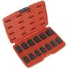Sealey AK5613M 13pc 1/2 Sq Drive Impact Presa Set - Metrico - Rosso, 1/2