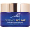 Bionike Defence My Age - Crema Rinnovatrice Viso Giorno Anti Age con Vitamina C, Nutre e Rafforza la Pelle, Contrasta Secchezza, Macchie e Invecchiamento, Dona Tonicità e Idratazione, 50 ml