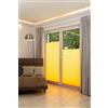 Khome K-home Tenda plissettata Klemmfix da 50 x 210 cm (larghezza x lunghezza), colore giallo